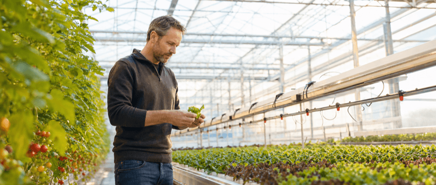 Twee ondernemers bespreken een subsidieaanvraag